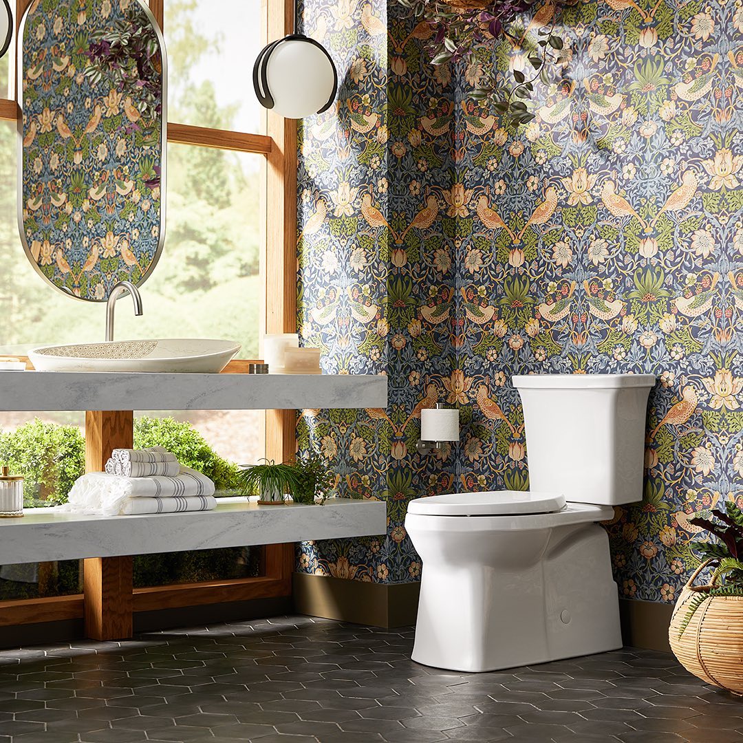 41 of the Best Bathroom Wallpaper Ideas Robern